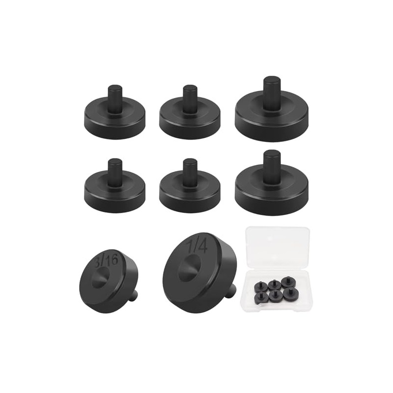Tnisesm Steel Adapters Suit for 3/16, 1/4 Double & Single