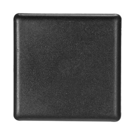 Rebower Single Hole Square Aluminium Extrusion End Cap [for Aluminium Rod End Storage Shelf] - 80 x 80 mm / Pack of 10