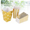 CAXUSD Popcorn Carton Party Favors 36 Pack Variety Dot Strip