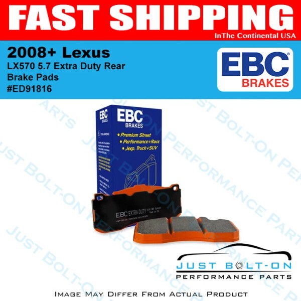 EBC for 2008+ Lexus LX570 5.7 Extra Duty Rear Brake