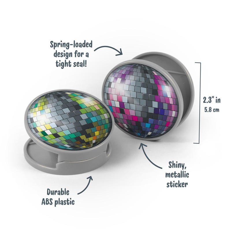 Genuine Fred BOOGIE BITES, Disco Ball Bag Clips, Set of