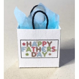 Unbranded Miniature Happy Father's Day Gift Bag