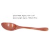 Wood Spoon for Eating, Small Wooden Spoon Wood Soup Spoon