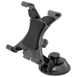 Kashimura Suction Cup Tablet Holder with Large Gel Suction Cup φ90mm, Compatible with 7" to 10" Tablets, 360° Rotatable with Ball Joint NAT-63
