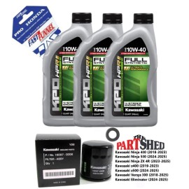 Kawasaki OEM Kawasaki Oil Change kit Versys 300 Ninja 400 500 Z400 Z500 (2018-2025)