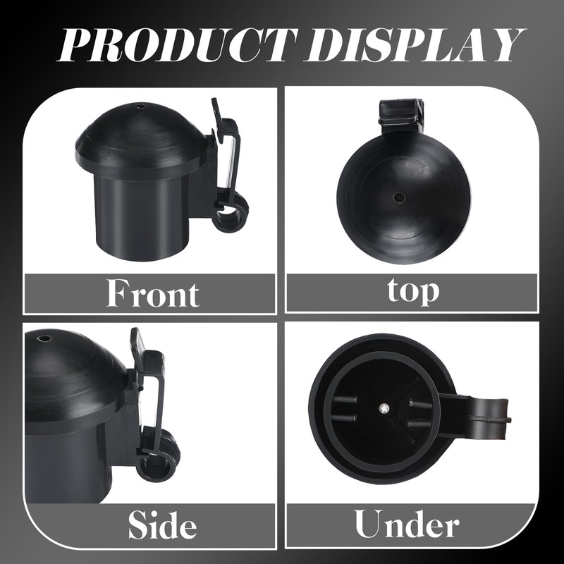 DoubleFill 12 Pcs Electric Fence Insulators and T Post Safety