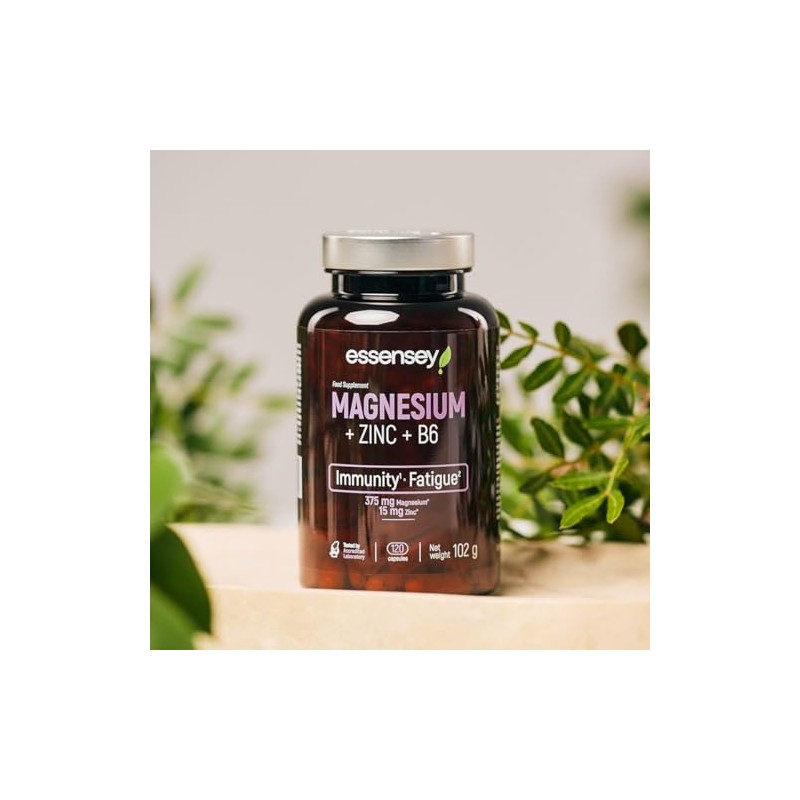 Essensey Magnesium + Zinc + Vitamin B6 Complex - Magnesium