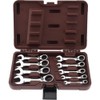 Paramount 9 Piece Stubby Reversible Ratcheting Combination Wrench Set: 12
