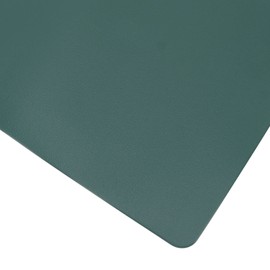 SOULONG Nail Art Cushion Mat Soft Durable Leather Manicure Placemat Washable Nail Art Table Mat Dark Green