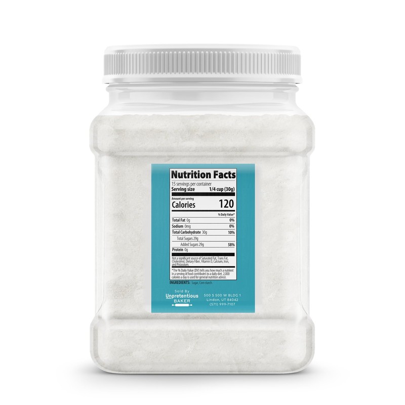 Unpretentious Powdered Sugar Confectioners Sugar, For Baking, Candy Making, Desserts