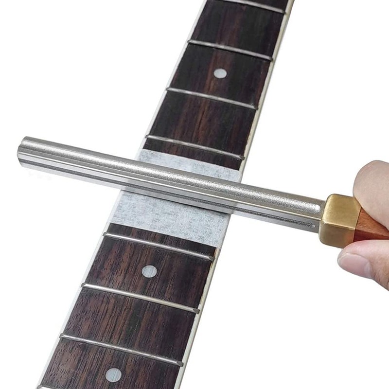 Littlecatch Guitar Fret Crowning File,Fret Edge File,Fret End Rounded Tool,Three