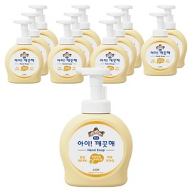 Eye Clean Antibacterial Foam Hand Soap Purely Fluffy Powder Scent, 490ml, 12 Pieces / 아이깨끗해 항균 폼 핸드솝 순 보송보송 파우더향, 490ml, 12개