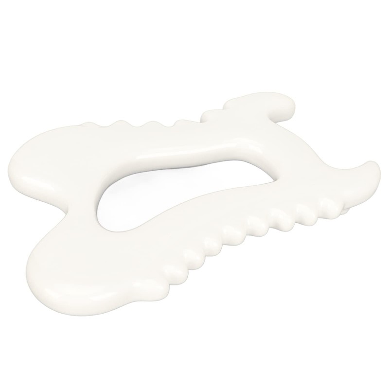 Keramik-Gua-Sha-Massagegerät, Massage-Schabbrett für den Körper, Gua-Sha-Brett Zur Gewebemobilisierung