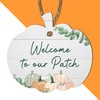 Welcome to Our Patch Hanging Pumpkin Plaque | Rustic Fall-Themed