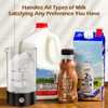 IDOSF Milk Frother Handheld-Free - One-Button Battery Powered Milk Foamer