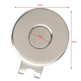 Pack of 4 Magnetic Hat Clip Golf Ball Marker Clip Beautiful Hat Clip with Magnet Golf Ball Marker Visor Clip Golfer