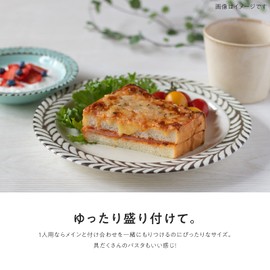 Mino Pottery Mino Ware Gran 235 Plate, Gray