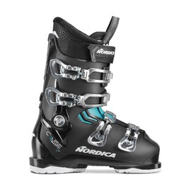 NORDICA Women's The Cruise S W Ski Boots - Adult Winter Sports Downhill Alpine Ski Boots for Beginner and Intermediate Skiers, Black/Light Blue/White, 22.5