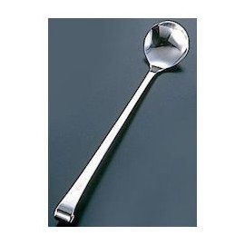 Katsurika Shoji BPU02 Powder Spoon with Hook, Long Size, 18-10 Stainless Steel, Japan