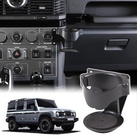 Bekantogy Car Cup Holder Compatible with INEOS Grenadier 2022-2025 Carbon Steel Dashboard Drink Holder Water Cup Holder Auto Center Console Expanding Mug Holder