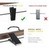 TOPIA HANGER Pants Hangers, Wooden Skirt Hangers with Adjustable Metal