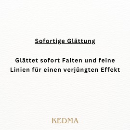 Kedma - Sofortiger Falten-Filler mit Platin und Hyaluronsäure – glättend und feuchtigkeitsspendend – für alle Hauttypen – 10 g