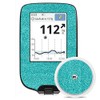 Freestyle Libre Gauge Sticker Glitter Edition (Turquoise Glitter)