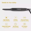 KIPOZI 3/10" Pencil Small Flat Iron Hair Straightener Curling Pixie