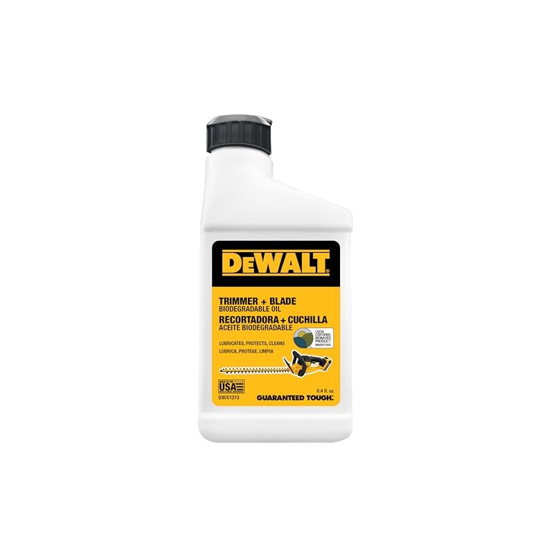 Dewalt Trimmer & Blade biodegradeable oil, 8 oz