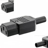 BOXONLY C13 Female IEC320 Connector Assembly Adapter Rewirable Plug AC250V