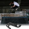 2Pcs Black Tail Hook Rear Derailleur Hanger Rear Aluminum Alloy