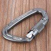 Aluminium Alloy 25KN Safety Rescue Carabiner D Buckle for Outdoor