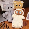 UOPR Pen Case, Cat Pencil Case, Plush Cat, Pen Pouch,