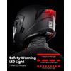 ILM Motorcycle Dual Visor Modular Flip up Full Face Helmet