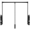 YJINGRUI Pull Down Closet Rod, 120° Pull-down Wardrobe Hanger with