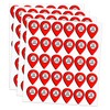 You are Here Map Pointer Stickers 0.5 x 0.7 Inch