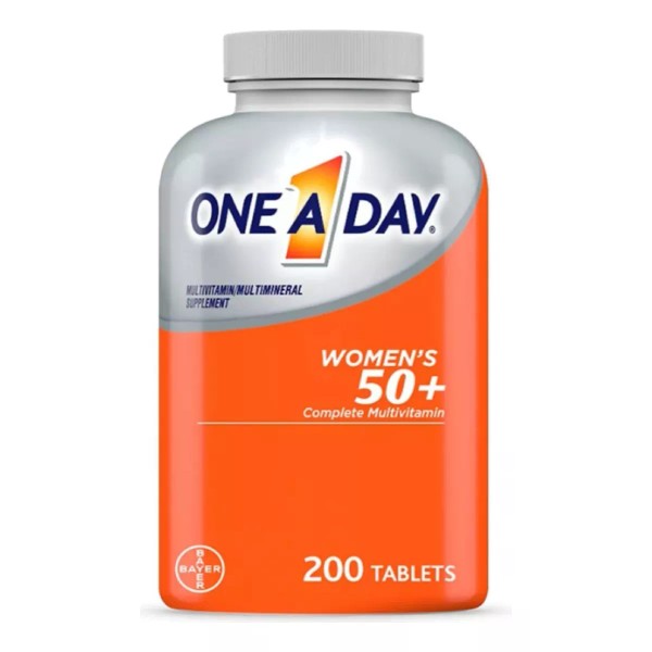 Bayer Multivitaminas Mujer +50 Años (200) One A Day Americano Sabor Sin Sabor
