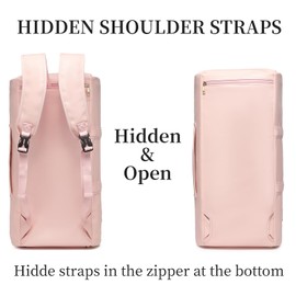 seyfocnia Convertible Travel Garment Bag,Carry on Garment Duffel Bag for Women - 3 in 1 Garment Backpack Hanging Suitcase Suit Business Travel Bag