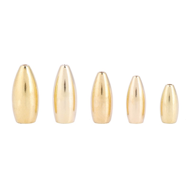 Durable Copper Fishing Brass Sinkers Lightweight Fisher Sinker Kit Set