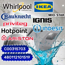 Türverriegelung des Trockner mit dem Originalcode C00315703 für Indesit 480112101519 für Whirlpool - Garantie 10 Jahre - MONTERAL