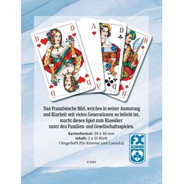 Ravensburger 26957 Rummy Bridge Canasta, Card Games from 8 Years, Classic