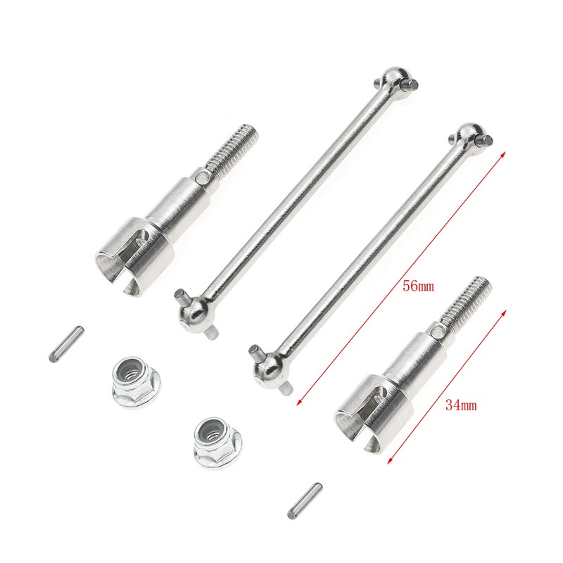 Metal Front And Rear CVD Drive Shaft for 1/16 Remote
