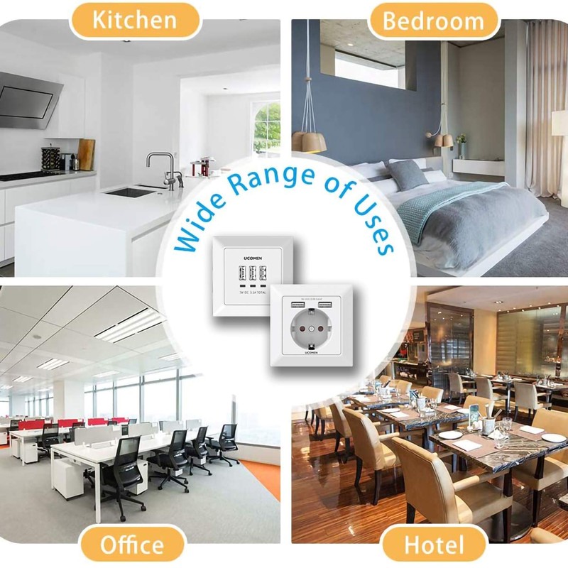 Ucomen USB Wall Sockets