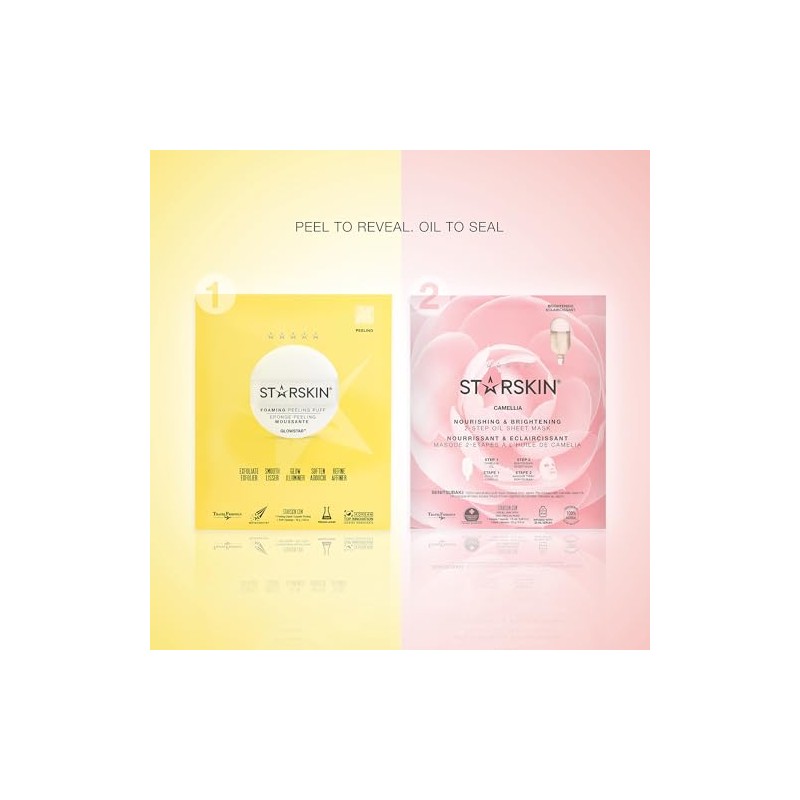Mascarilla facial coreana galardonada con aceite de 2 pasos, nutritiva