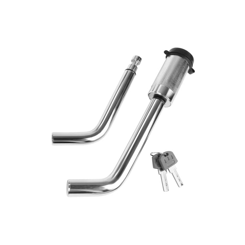 MAXXHAUL 50058 Hitch Receiver Lock with 5/8" and 1/2" Pins