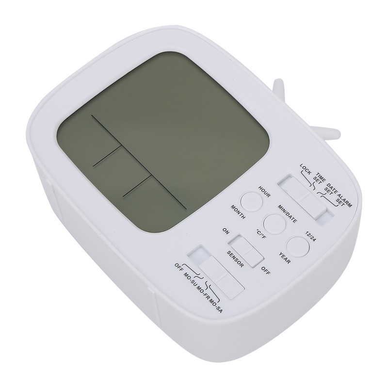 Smart Alarm Clock Multifunctional LED Digital Display 12/24 Hour Switch