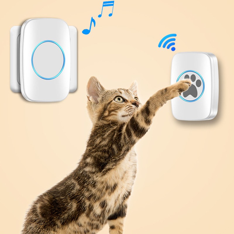 Smart Dog Door Bell Portable Intelligent Sensing Wireless Dog Doorbell