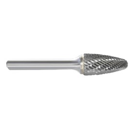 Carbide Bur, Tree, 1/4 in, 1/4 Shank