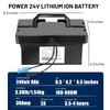 VISET LI 24V8Ah Battery for Ride On Toys & Cars,