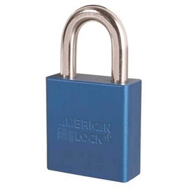 Master Lock Company A1205KABLU 27676 American Lock 1-3/4 in. Aluminum Body Padlock Blue, KAA